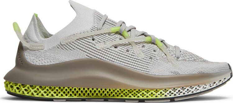 Кроссовки Adidas 4D Fusio 'Grey Solar Yellow', серый FY5928 | Grey фото 1