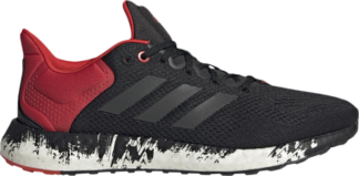 Кроссовки Adidas PureBoost 21 'Black Vivid Red', черный