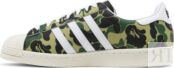 Кроссовки Adidas BAPE x Superstar 80s 'ABC Camo', зеленый GZ8981 | Green фото 3