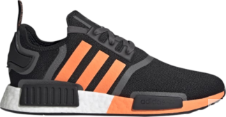 Кроссовки Adidas NMD_R1 'Black Screaming Orange', черный