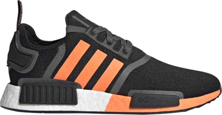 Кроссовки Adidas NMD_R1 'Black Screaming Orange', черный G55575 | Black фото 1