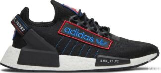 Кроссовки Adidas NMD_R1 V2 'Logo Patch - Black', черный