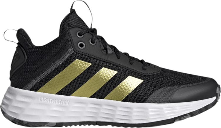 Кроссовки Adidas Own The Game 'Black Gold Metallic', черный H00468 | Black фото 1