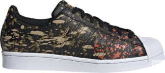 Кроссовки Adidas Superstar 'Splashes, Splatter and Drips - Black', черный