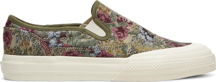 Кроссовки Adidas Nizza RF Slip 'Floral', зеленый GZ2940 | Green фото 1