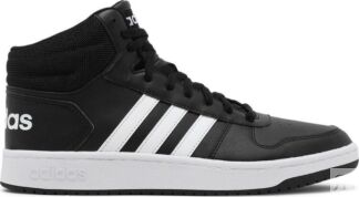 Кроссовки Adidas Hoops 2.0 Mid 'Black White', черный