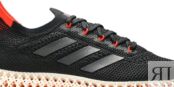 Кроссовки Adidas 4DFWD 'Black Solar Red', черный FY3963 | Black фото 2