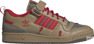 Кроссовки Adidas Forum 84 Camp Low 'Cardboard Scarlet', коричневый