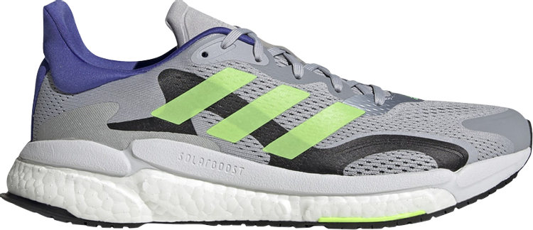 Кроссовки Adidas Solar Boost 3 'Halo Silver Signal Green', серый S42995 | Grey фото 1