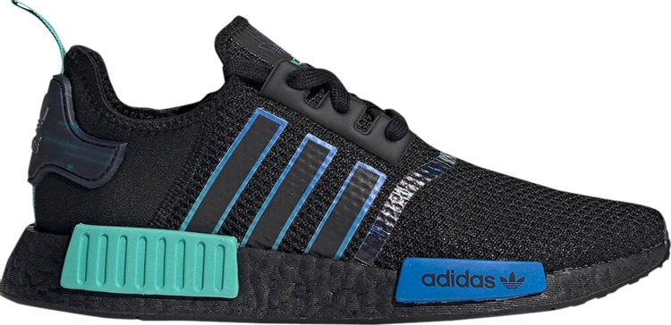 Кроссовки Adidas NMD_R1 'Gaming Pack', черный H05149 | Black фото 1