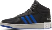 Кроссовки Adidas Hoops 2.0 Mid 'Carbon Royal Blue', черный GZ7957 | Black фото 3