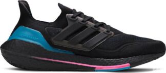 Кроссовки Adidas UltraBoost 21 'Black Active Teal', черный