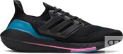 Кроссовки Adidas UltraBoost 21 'Black Active Teal', черный FZ1921 | Black фото 1