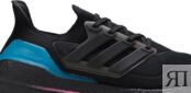 Кроссовки Adidas UltraBoost 21 'Black Active Teal', черный FZ1921 | Black фото 2