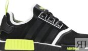 Кроссовки Adidas NMD_R1 'Black Solar Yellow', черный GV7183 | Black фото 2