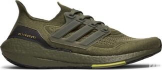 Кроссовки Adidas UltraBoost 21 'Focus Olive', зеленый