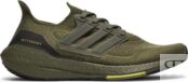 Кроссовки Adidas UltraBoost 21 'Focus Olive', зеленый S23876 | Green фото 1