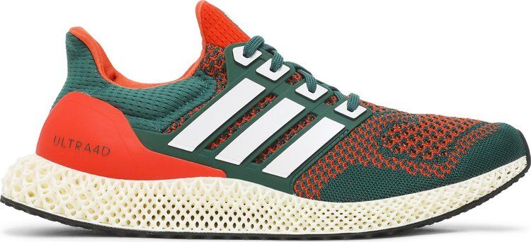 Кроссовки Adidas Ultra 4D 'Miami Hurricanes', зеленый Q46439 | Green фото 1