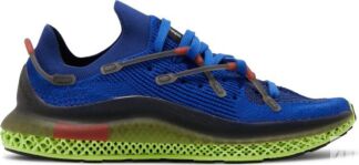 Кроссовки Adidas 4D Fusio 'Bold Blue Light Flash Yellow', синий