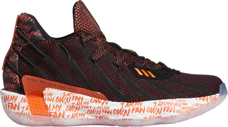 Кроссовки Adidas Dame 7 'I Am My Own Fan 2KDAY', красный G55194 | Red фото 1