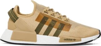 Кроссовки Adidas NMD_R1 V2 'Beige Tone Focus Olive', коричневый