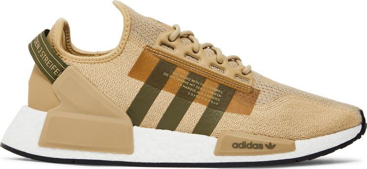 Кроссовки Adidas NMD_R1 V2 'Beige Tone Focus Olive', коричневый GY1395 | Brown фото 1