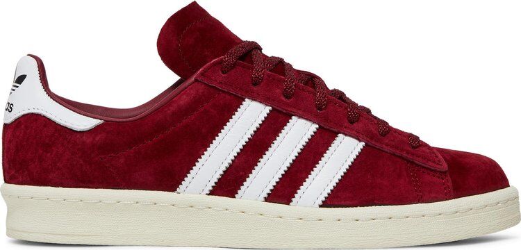 Кроссовки Adidas Campus 80s, бордовый/белый/черный G58069 | Red фото 1