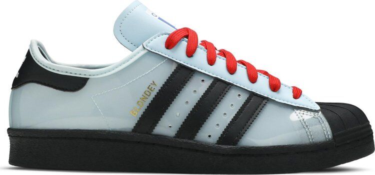 Кроссовки Adidas Blondey McCoy x Superstar 'Ice Blue Black', синий H03341 | Blue фото 1