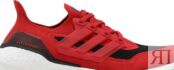 Кроссовки Adidas UltraBoost 21, красный/черный/белый FY0387 | Red фото 2