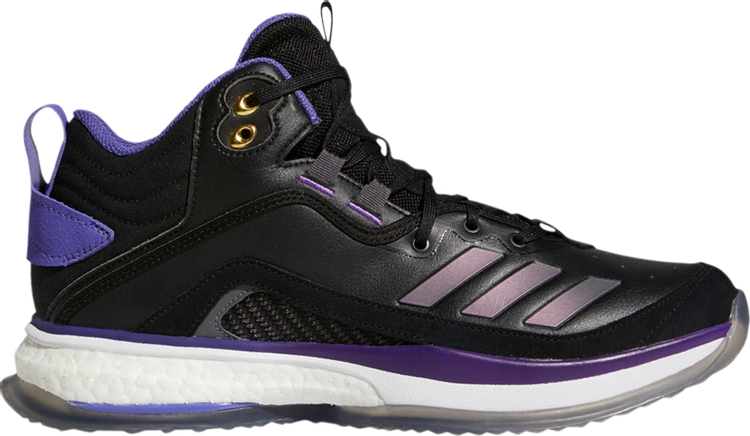 Кроссовки Adidas Icon 6 Turf 'Kage Kicks - Black Purple', черный FW2614 | Black фото 1