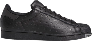 Кроссовки Adidas Pharrell x Superstar 'Black Future', черный