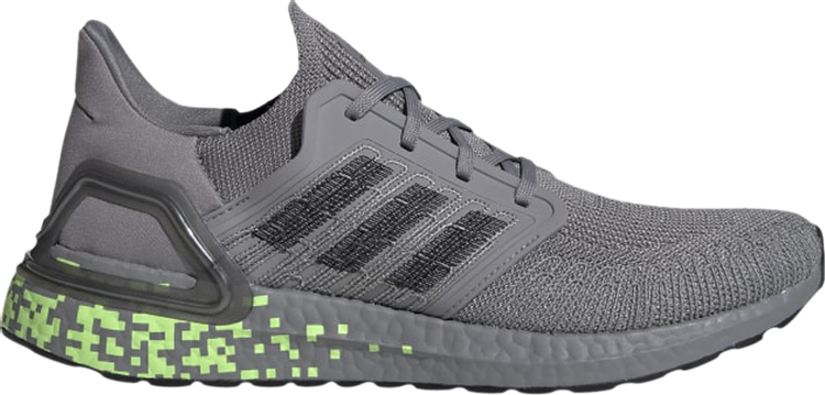 Кроссовки Adidas UltraBoost 20 'Grey Digital', серый EG0705 | Grey фото 1