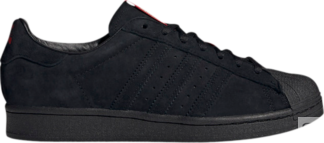 Кроссовки Adidas Thrasher x Superstar ADV 'Black Scarlet', черный