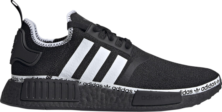 Кроссовки Adidas NMD_R1 'Logo Strip - Core Black', черный FV8729 | Black фото 1