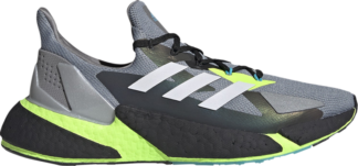 Кроссовки Adidas X9000L4 'Grey Volt', серый