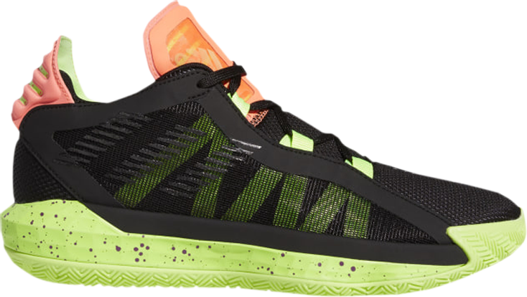 Кроссовки Adidas Dame 6 'Signal Green', черный EH2070 | Black фото 1