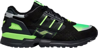 Кроссовки Adidas ZX 10000 C 'Solar Green', черный