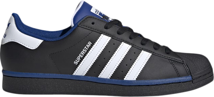 Кроссовки Adidas Superstar 'Collegiate Royal', черный FV4190 | Black фото 1