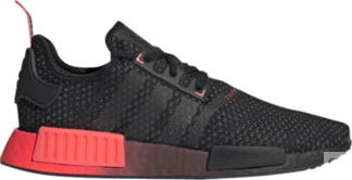 Кроссовки Adidas NMD_R1 Knit 'Black Signal Pink', черный