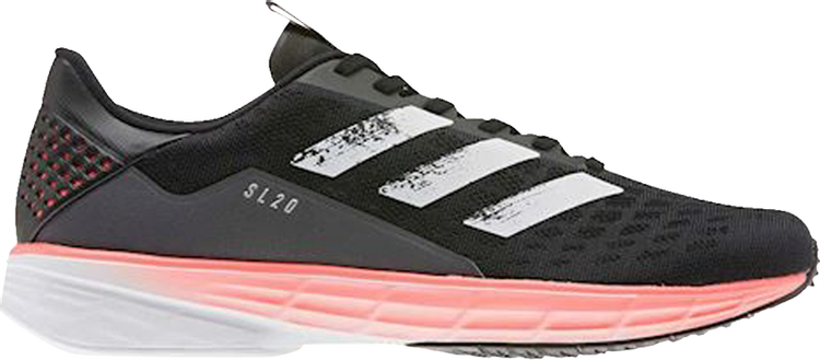 Кроссовки Adidas SL 20 'Signal Coral', черный EG1144 | Black фото 1