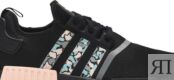 Кроссовки Adidas NMD_R1 STLT Primeknit 'Aqua Pink Camo', черный FV3853 | Black фото 2