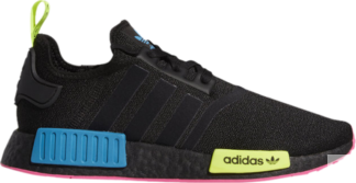 Кроссовки Adidas NMD_R1 'Fluorescent Bursts', черный