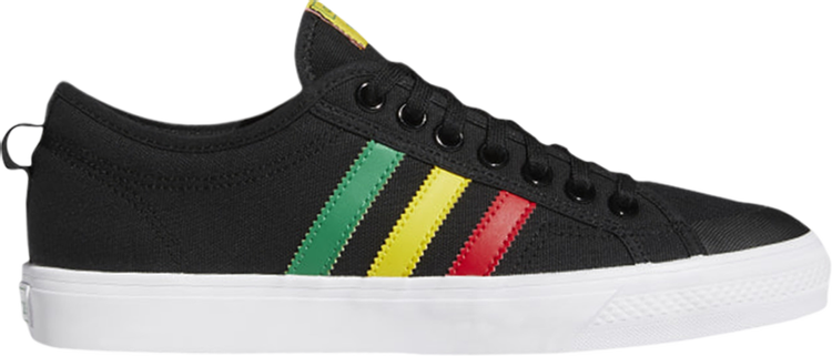 Кроссовки Adidas Nizza 'Tricolor Stripes', черный FV0658 | Black фото 1