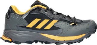 Кроссовки Adidas Response Hoverturf 'Black Shock Yellow', черный