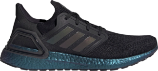 Кроссовки Adidas UltraBoost 20 'Black Signal Cyan', черный