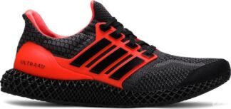 Кроссовки Adidas Ultra 4D 5.0 'Black Solar Red', черный