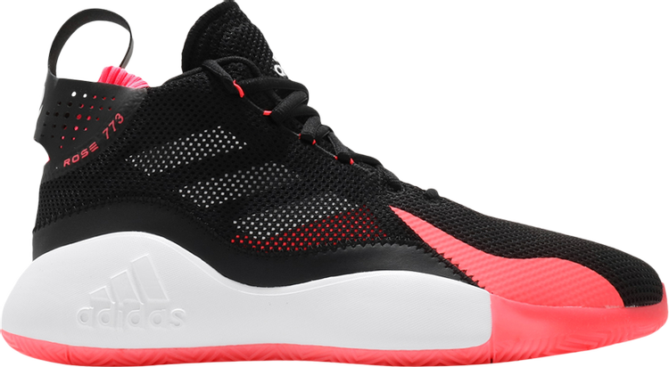 Кроссовки Adidas D Rose 773 2020 'Black Signal Pink', черный FW8663 | Black фото 1