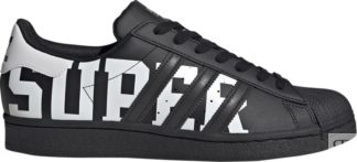 Кроссовки Adidas Superstar 'XXL Print - Core Black', черный