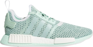 Кроссовки Adidas NMD_R1 Knit 'Blush Green', зеленый