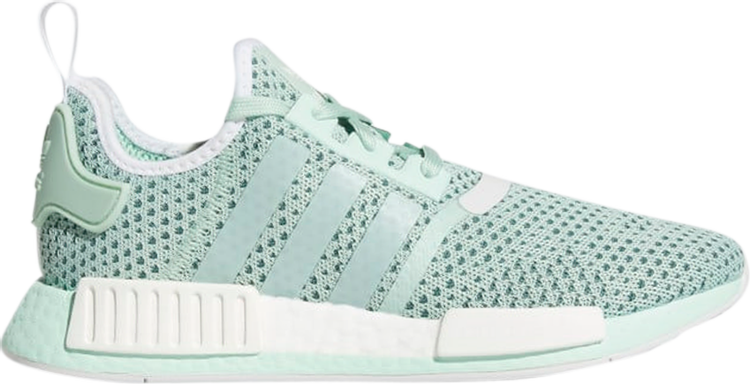 Кроссовки Adidas NMD_R1 Knit 'Blush Green', зеленый FV1739 | Green фото 1